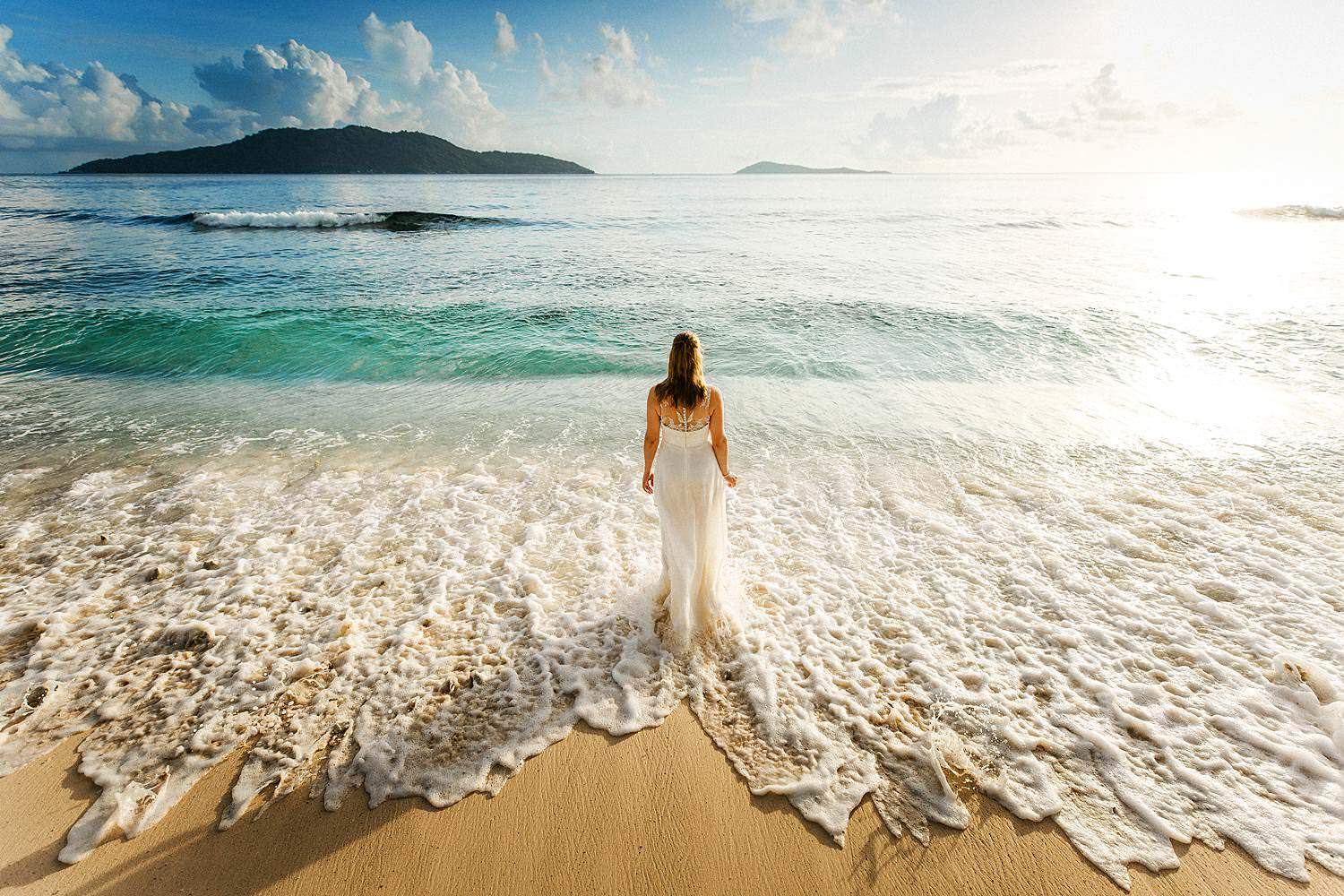 Hochzeitsfotograf Seychellen La Digue Heiraten Am Strand