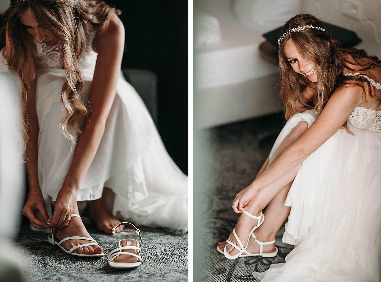 Boho Hochzeit Brautschuhe